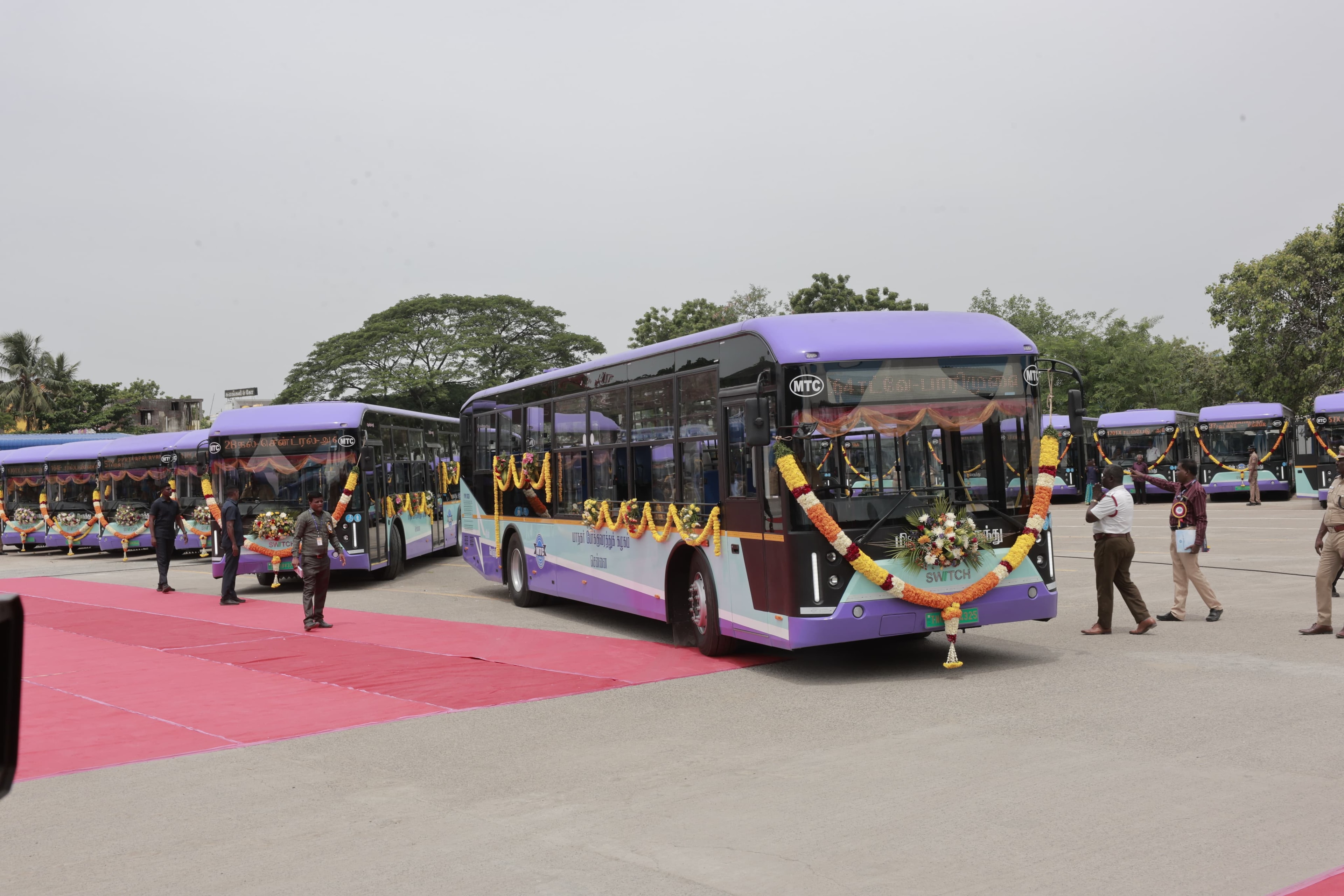 Electric bus representing clean transportation6